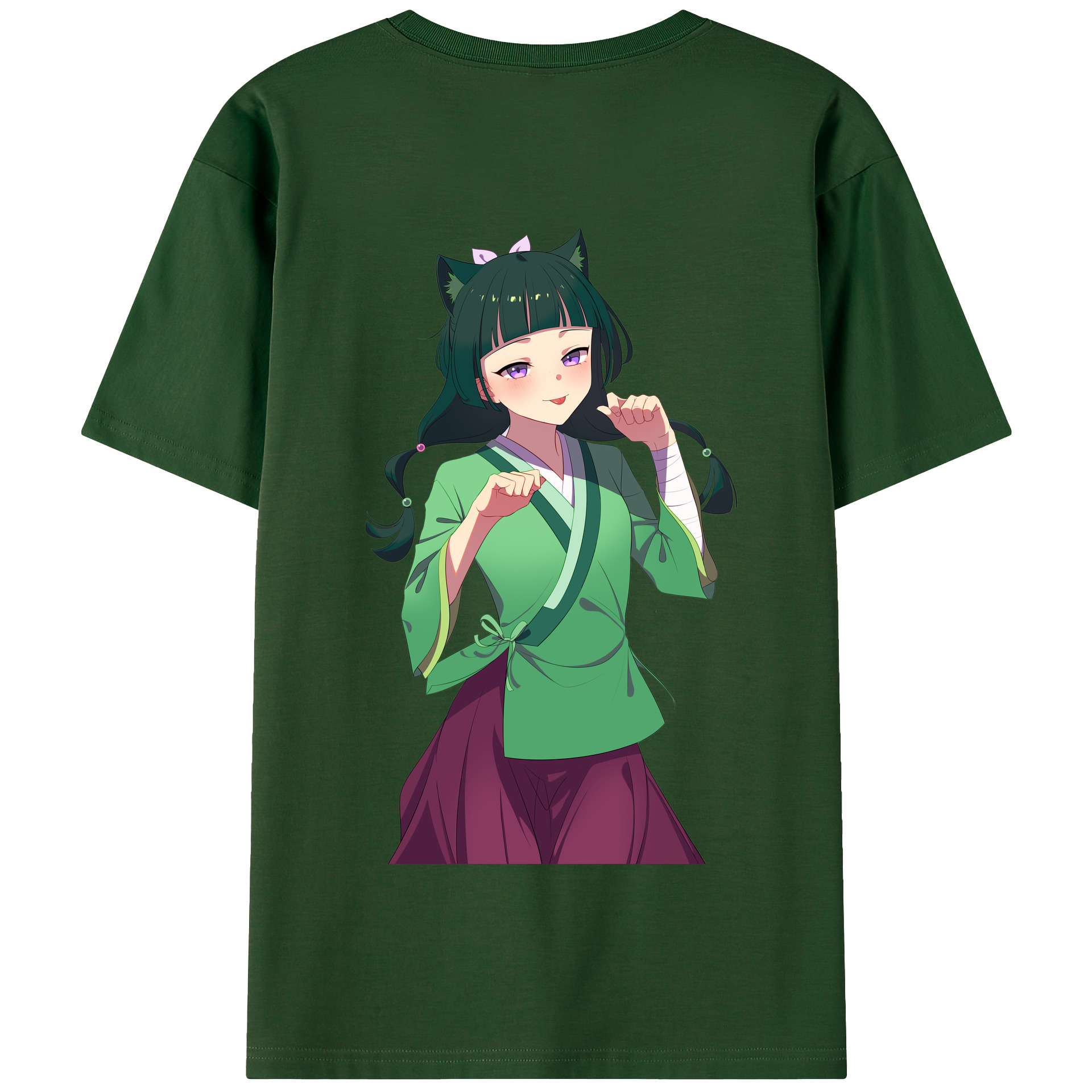 （画像用） 薬屋のひとりごと The Apothecary Diaries 綿100％半袖Tシャツ（背面プリント）